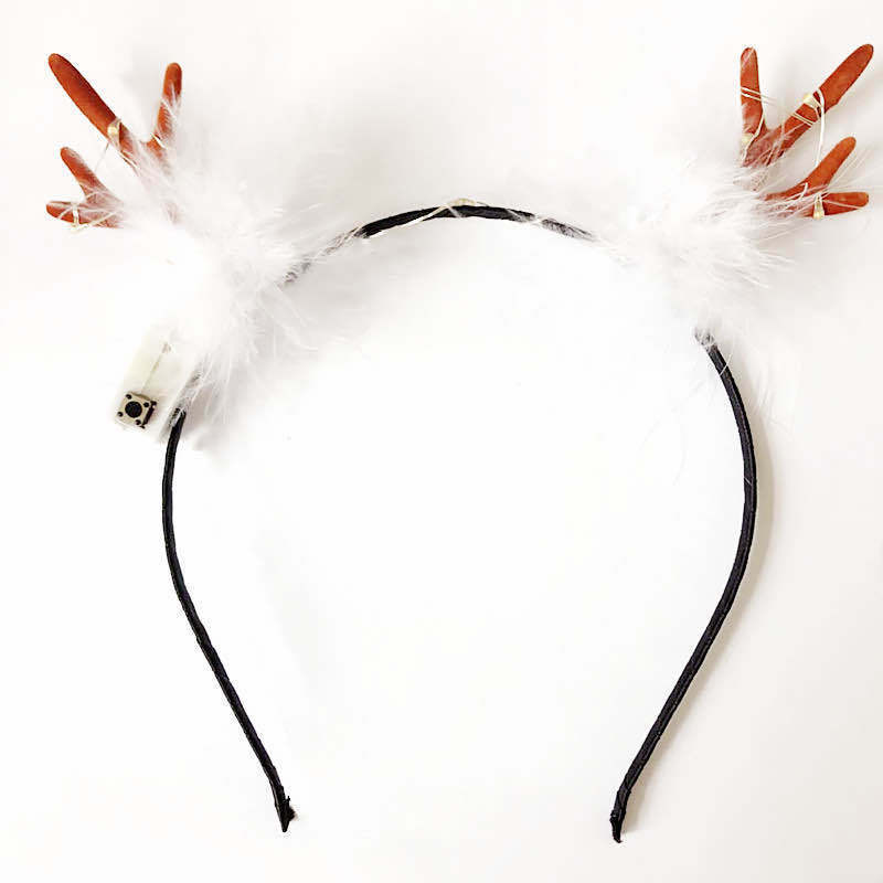 New Luminous Antler Headband Christmas Concert Headgear