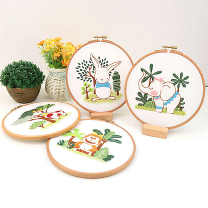 Cartoon Cute Pet Embroidery Material Package