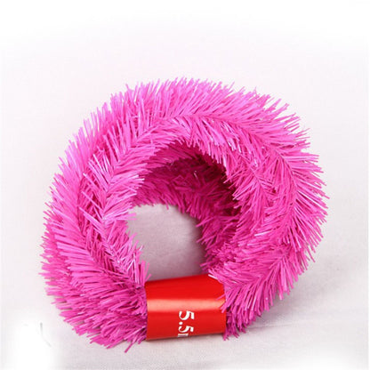 Christmas Rattan Straw Ribbon Festive Event Decoration