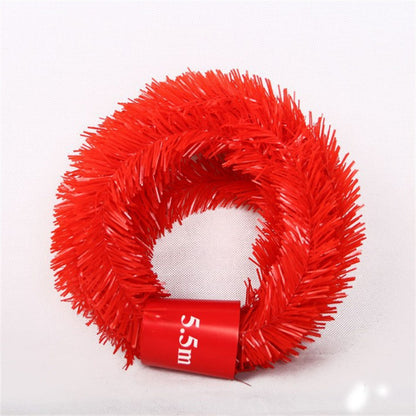 Christmas Rattan Straw Ribbon Festive Event Decoration