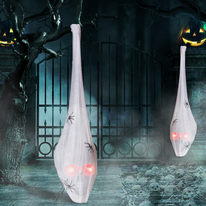 Halloween Event Decoration Luminescent Spider Cotton Head